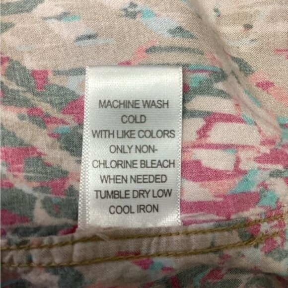 PacSun Mens Short Sleeve Button-Up Shirt Colorful Abstract Pattern Size M - Picture 7 of 7